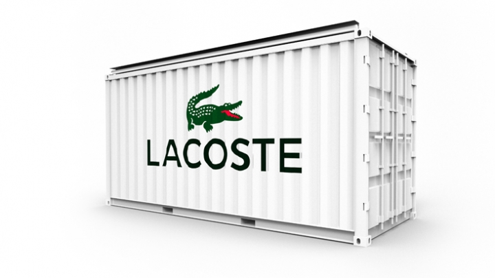LACOSTE  POP-UP  shipping container shop