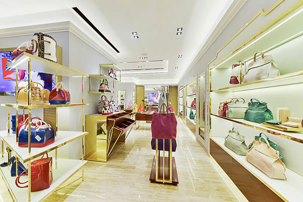 Furla's store design in Hong Kong by HMKM
