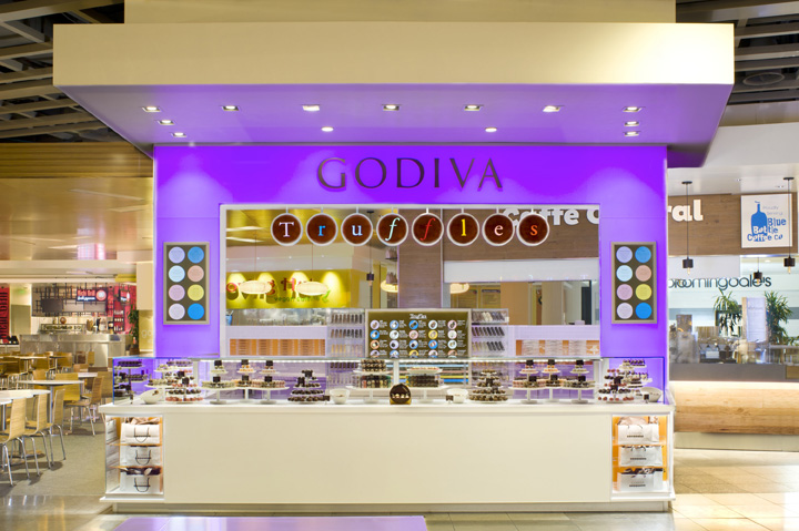 Godiva ‘Truffle Express’ kiosk by dash design