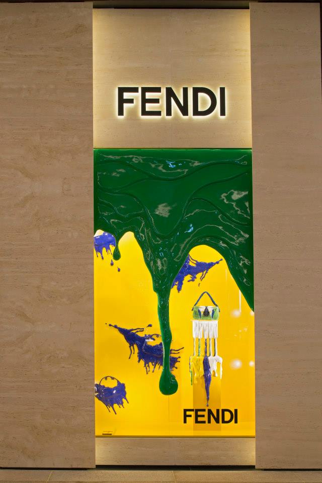 Fendi shop windows in Sao Paolo