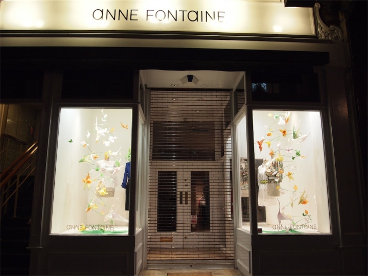 Anne Fontaine display on bondstreet