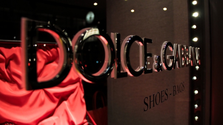Dolce & Gabbana windows display Milan 2013