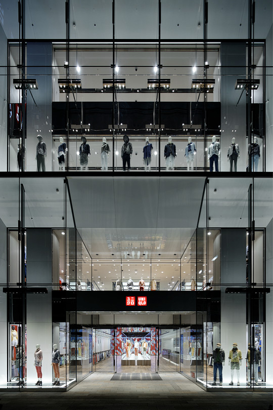 UNIQLO  flagship store Ginza Tokyo by Wonderwall inc