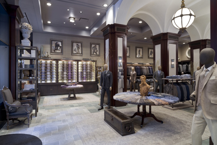 Joseph Abboud Flagship Store by Jeffrey Hutchison & Associates