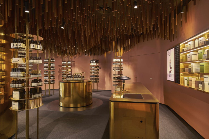Aesop store in Singapore Orchard Road by Snøhetta